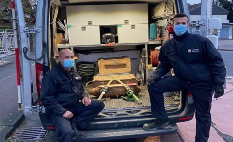 Köln'de İkinci Dünya Savaşı'na ait patlamamış bomba imha edildi
