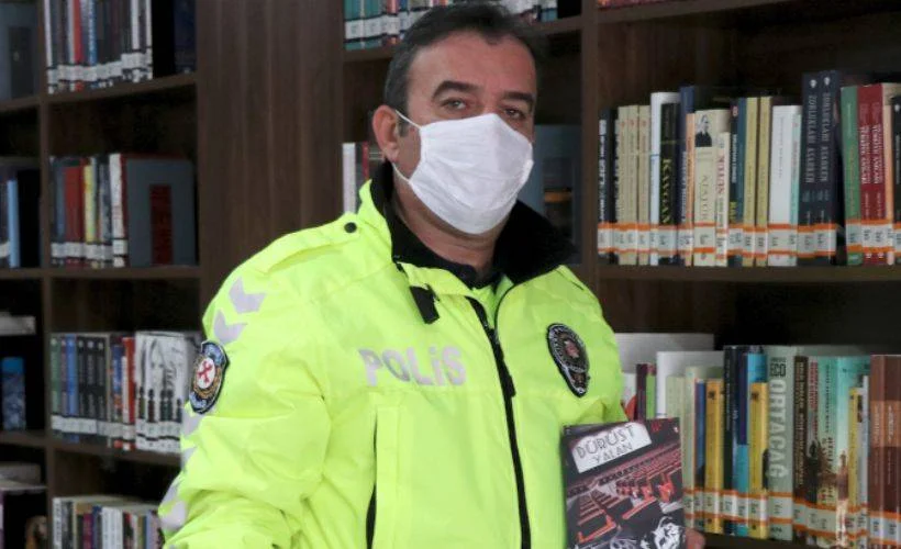 Trafik polisi Mercancı, ilk romanı ilgi görünce yeni romanına başladı