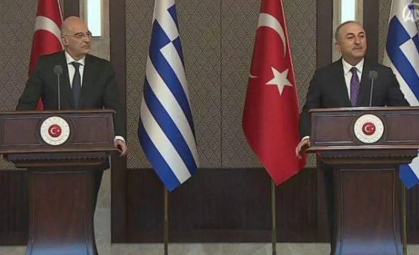 Yunan Dışişleri Bakanı Ankara'da... Bakan Çavuşoğlu'ndan sert çıkış