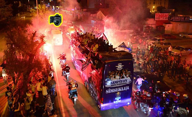 Adana'da şampiyonluk sevinci!