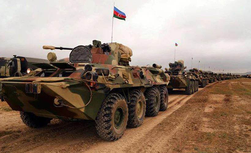 Azerbaycan ordusundan büyük tatbikat