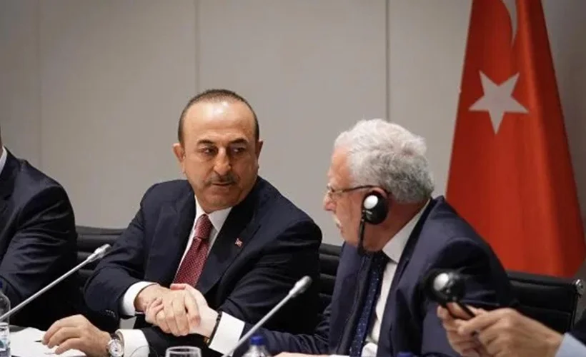 Bakan Çavuşoğlu, Filistinli mevkidaşı ile görüştü