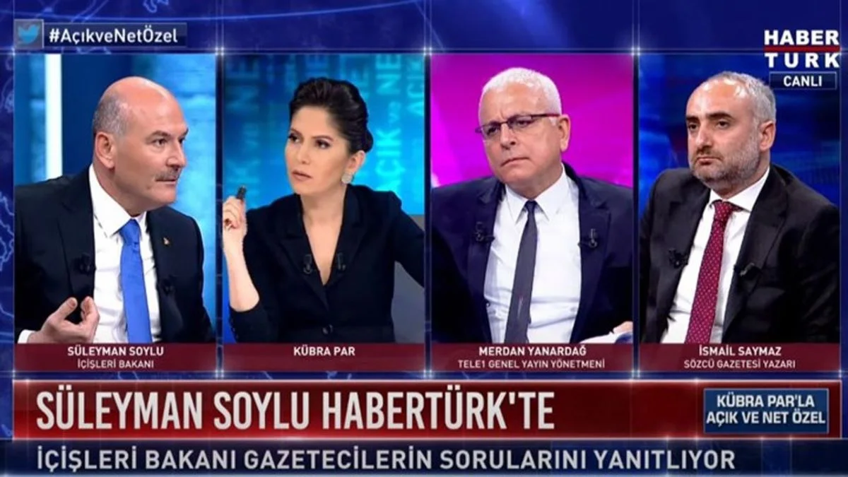 Bakan Soylu'nun karşısına çıkan Yanardağ ve Saymaz'ı Bakanlık istemiş...