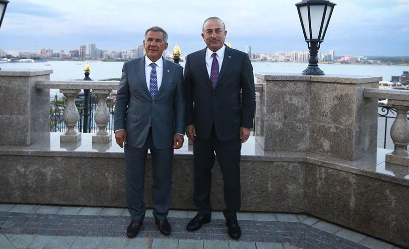 Çavuşoğlu'ndan Minnihanov'a başsağlığı telefonu