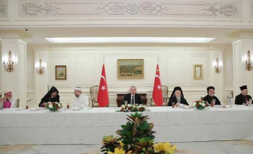 Erdoğan azınlık cemaati temsilcileriyle buluştu