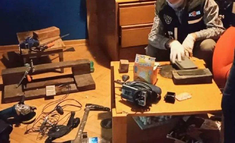 Eskişehir'de evini kaçak silah atölyesine çeviren şüpheli tutuklandı
