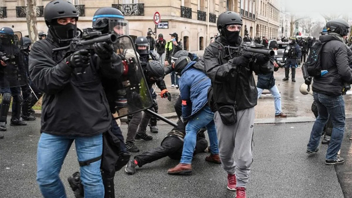Fransa polisinden milletvekiline sert müdahale