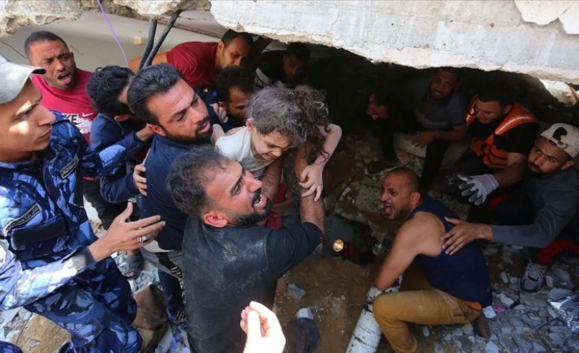Gazze'de son durum: 58'i çocuk, 192 Filistinli hayatını kaybetti