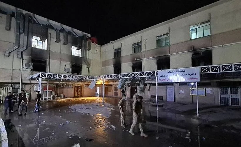 Irak'taki yangın faciasının ardından Sağlık Bakanı istifa etti