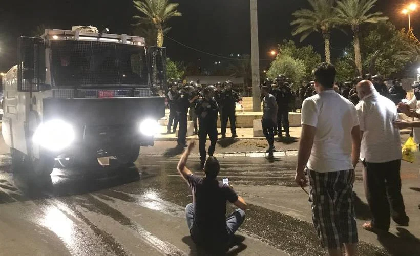 İsrail güçlerinden protesto düzenleyen Filistinlilere müdahale