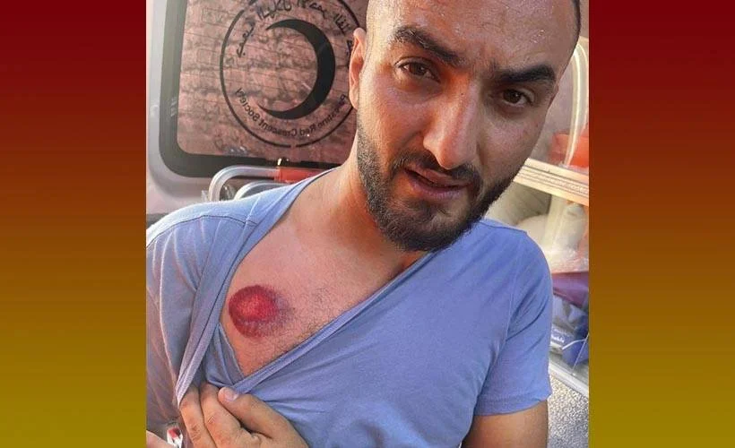 İsrail polisi, AA foto muhabiri Haruf'u ikinci kez yaraladı