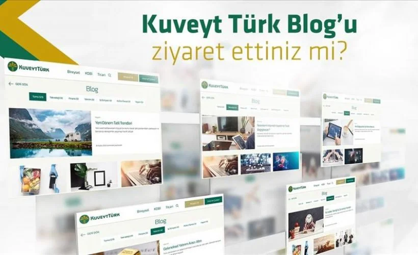 Kuveyt Türk'ün blog sayfası yayında