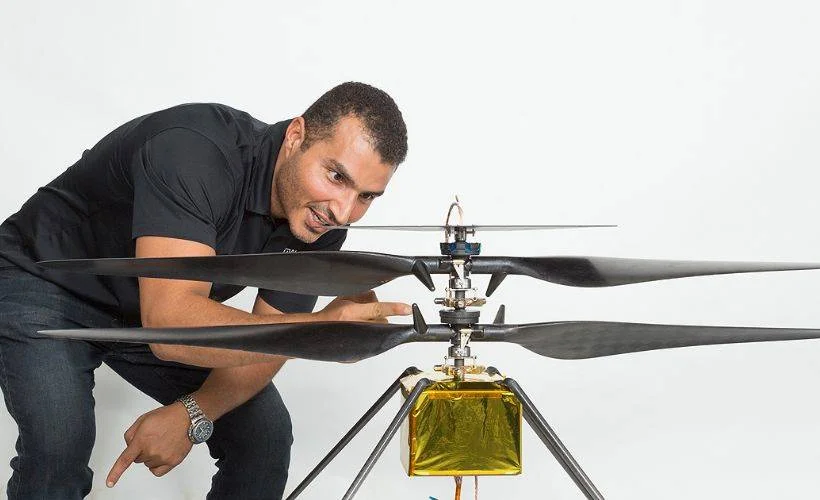 Mars'a gönderilen keşif aracındaki mini helikopteri tasarlayan Filistinli Elbasyouni anlattı