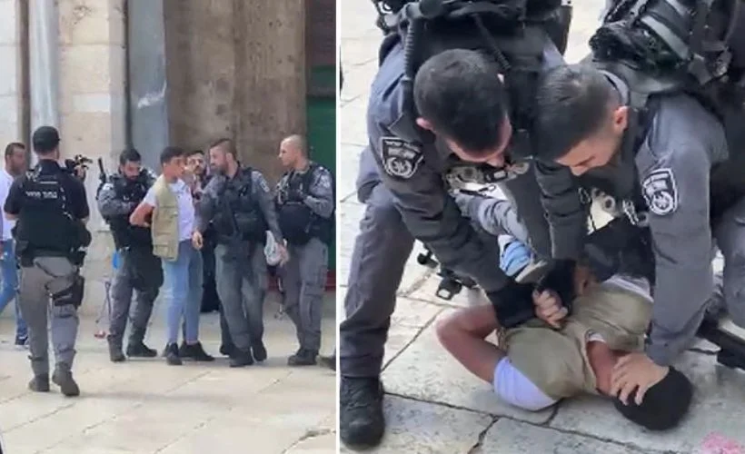 Mescid-i Aksa'ya baskın!.. Batı Şeria'da 23 Filistinli gözaltına alındı