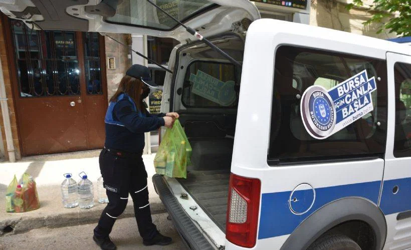 Mutfak alışverişi zabıtadan