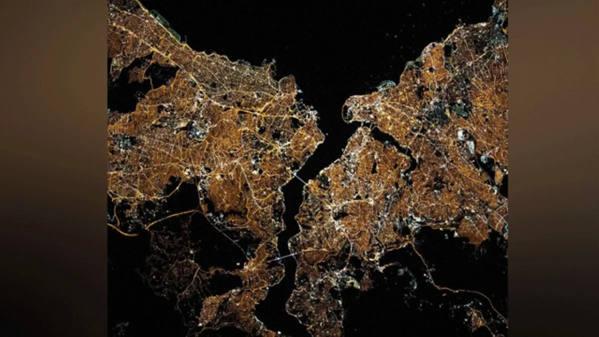 NASA'dan İstanbul paylaşımı: Hey İstanbul, parlıyorsun
