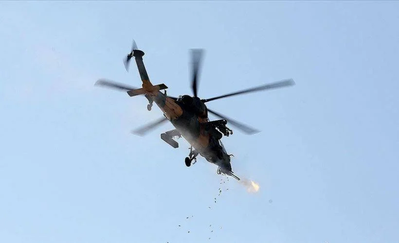 Pençe-Yıldırım operasyonunda 2 terörist ATAK helikopteriyle etkisiz hale getirildi