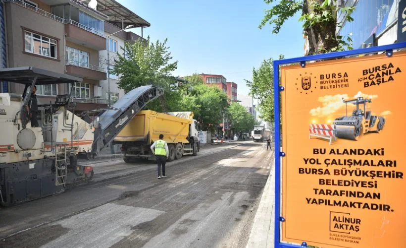 Profesör Tezok Caddesi sil baştan yenileniyor