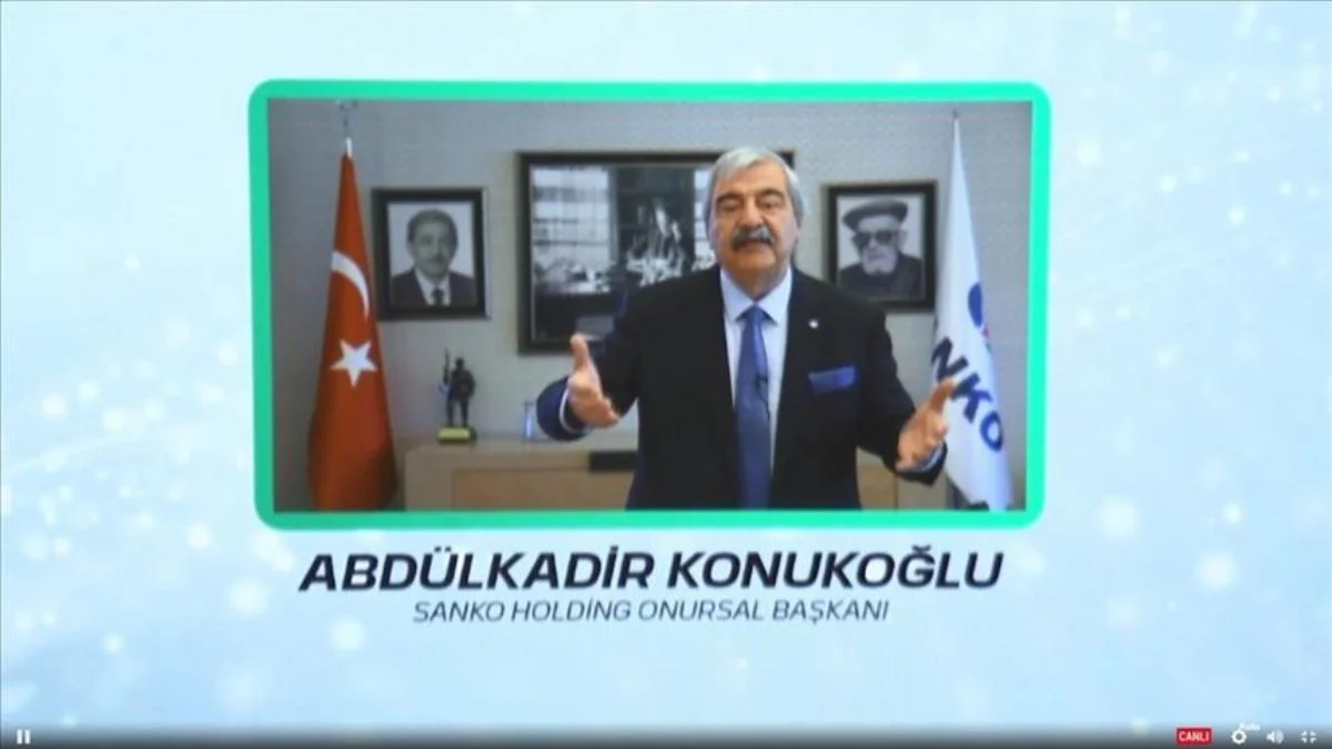 SANKO Holding Onursal Başkanı Abdulkadir Konukoğlu'na 'Onur Ödülü"