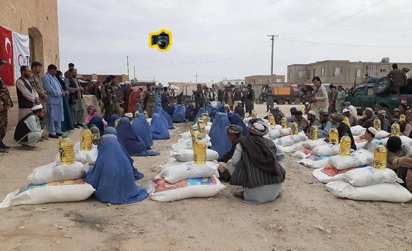TİKA'dan Afganistan'daki ihtiyaç sahibi 600 aileye gıda yardımı