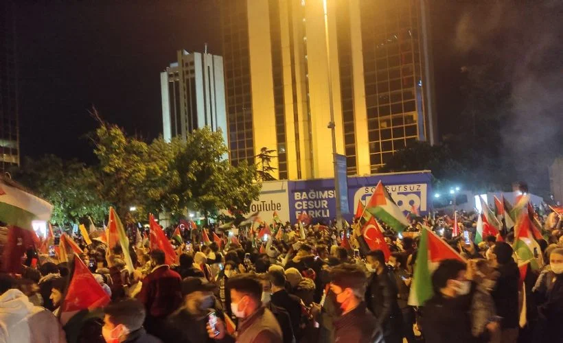 Türkiye'nin birçok ilinde İsrail protesto edildi