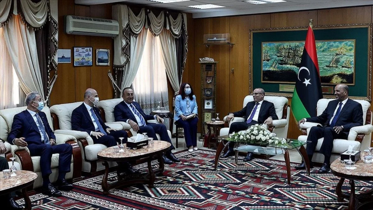 Çavuşoğlu, Libya Başbakanı Dibeybe ile görüştü