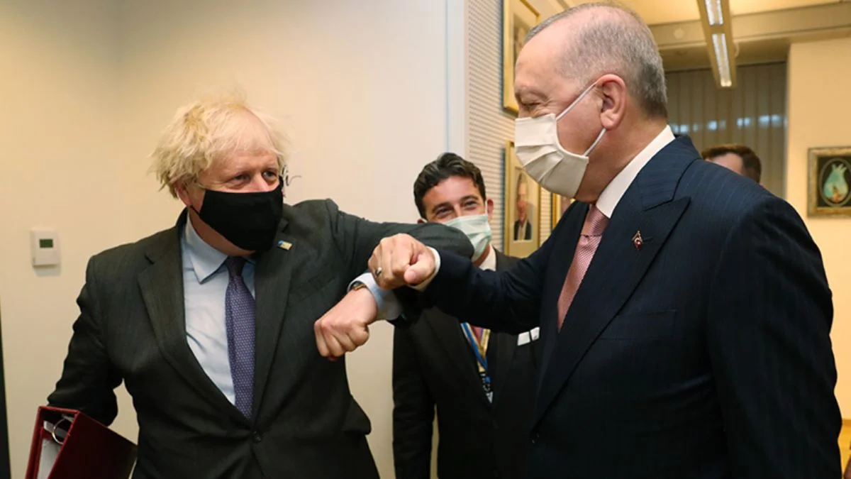 Erdoğan, Johnson ile bir araya geldi