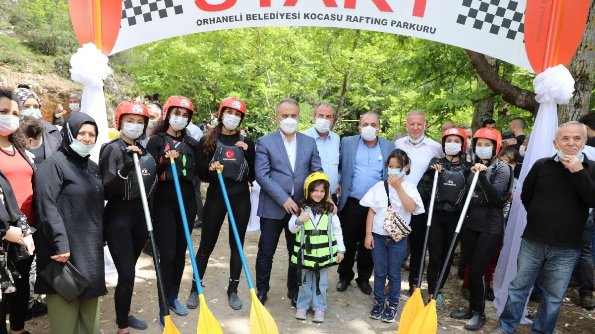 Marmara'nın rafting parkuru Orhaneli'de açıldı