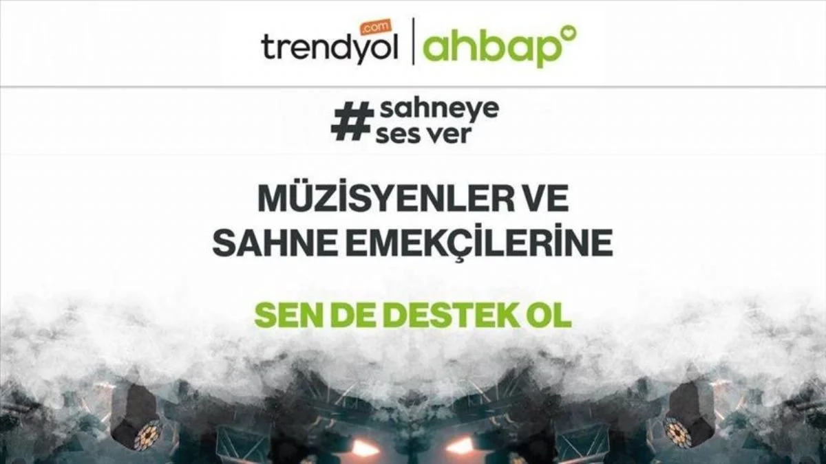 Trendyol ve Ahbap Derneği, sahne sanatçıları için bir araya geldi