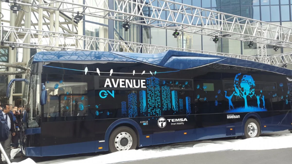 Türkiye'nin ilk yerli elektrikli otobüsü banttan indi
