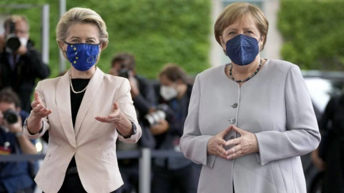 Von der Leyen ve Merkel'den Türkiye'ye destek
