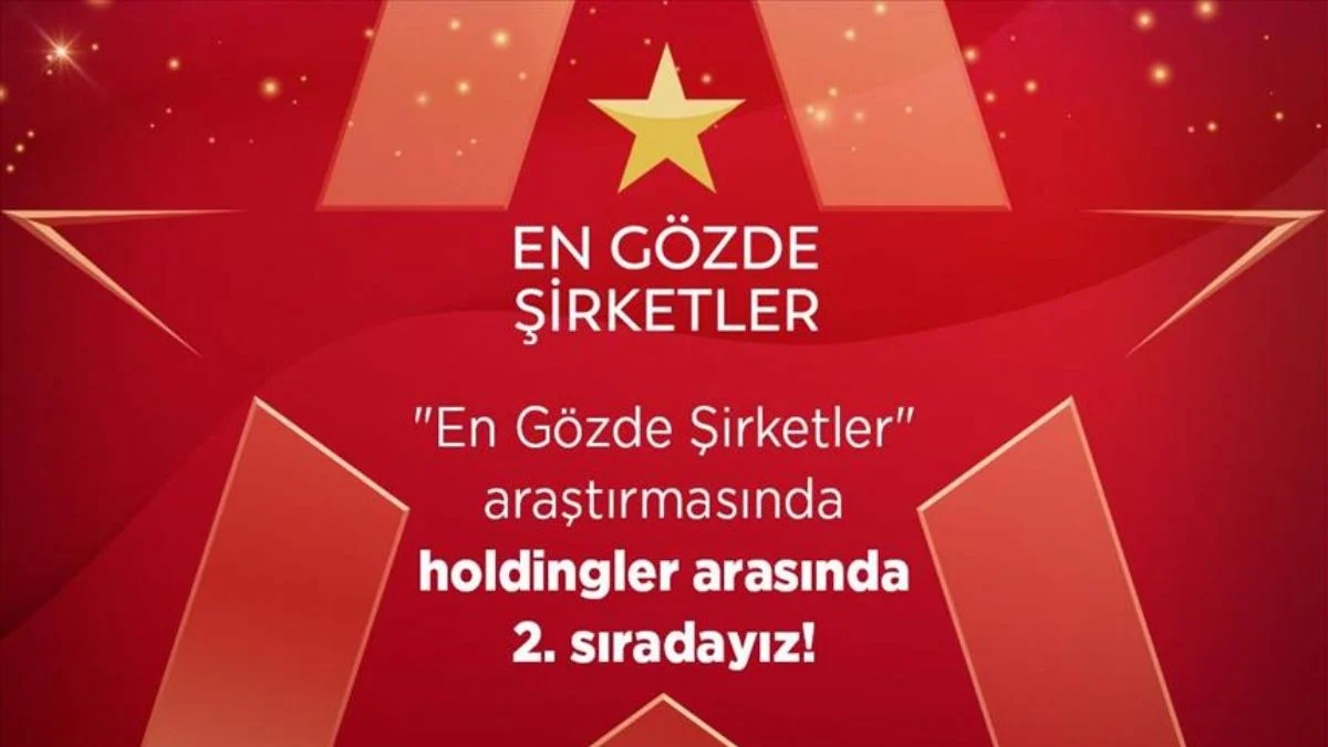 Yıldız Holding, 'En Gözde Şirketler' araştırmasının holdingler sıralamasında ikinci oldu