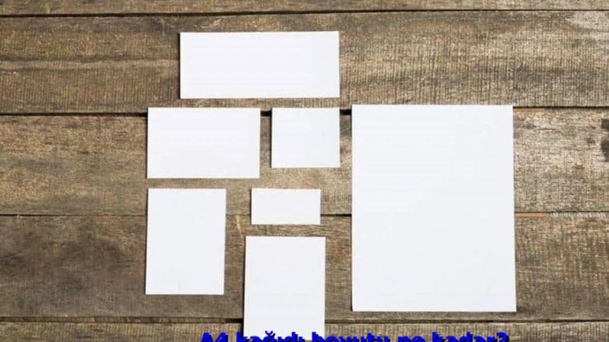 A4 kağıdı boyutu ne kadar? A4 kağıdı kaç cm? A4 kağıdı kaç pixel, kaç inç?