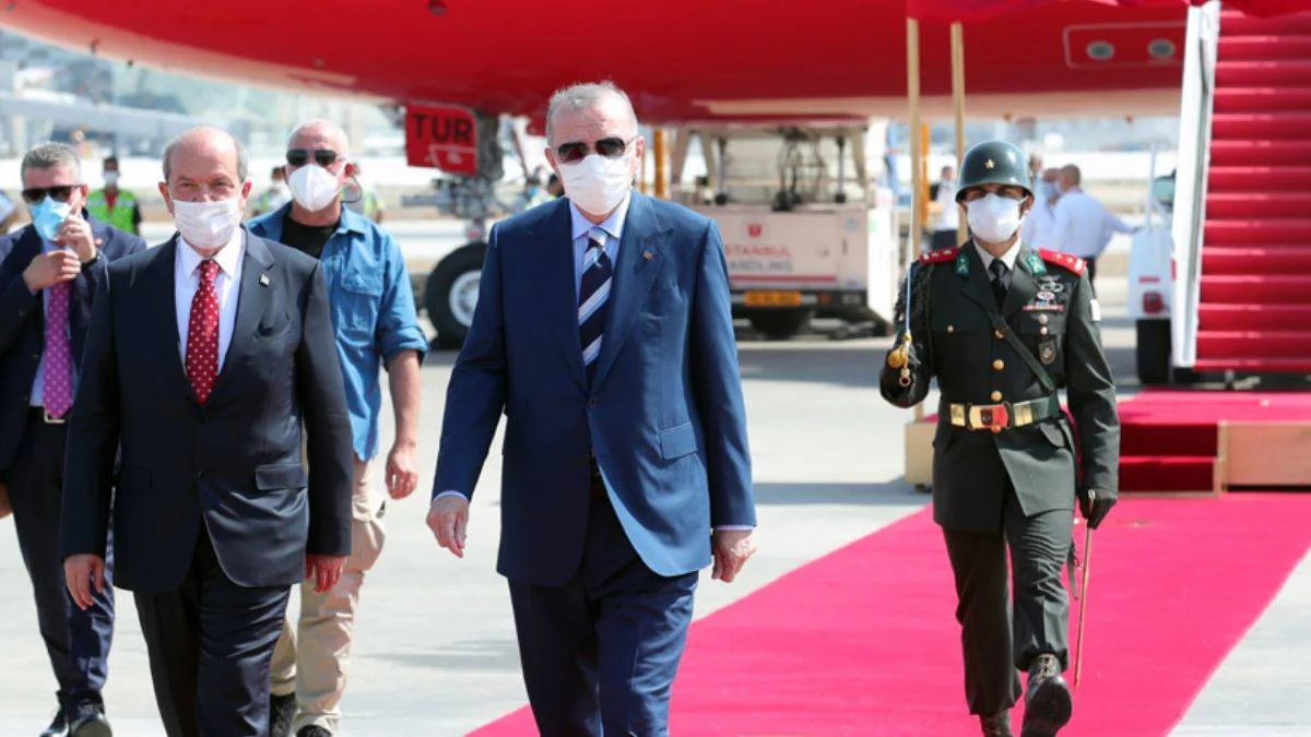 Cumhurbaşkanı Erdoğan KKTC'de