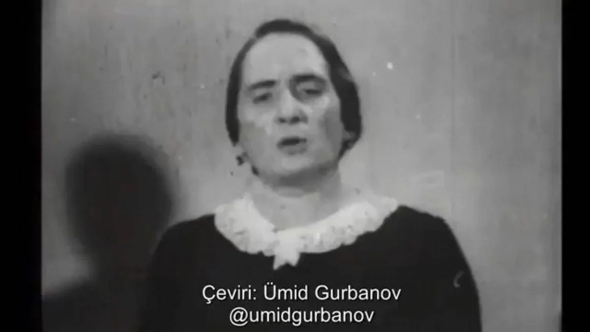 Dolores Ibarruri, 1936'da İspanyollara seslenerek onları savaşa çağırıyor