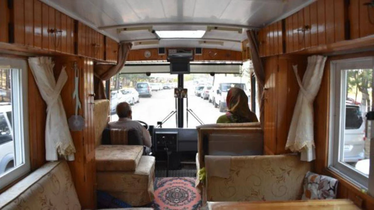 El yapımı ev gibi karavan