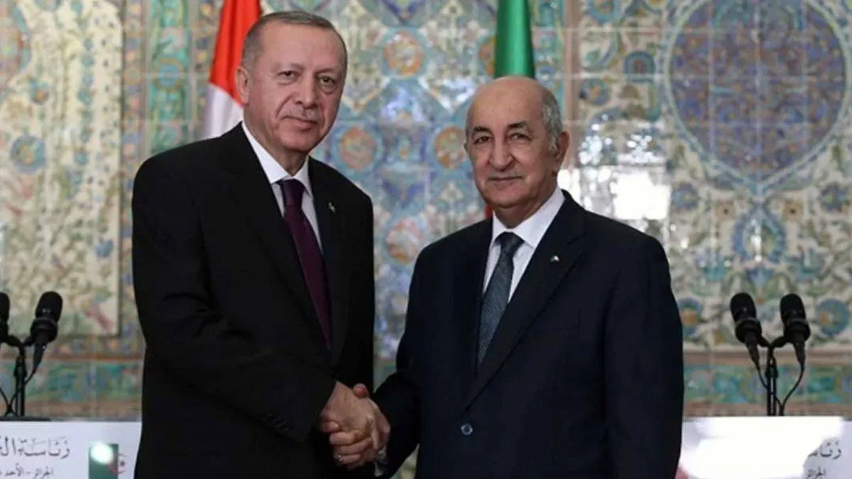 Erdoğan, Cezayir Cumhurbaşkanı Tebbun ile görüştü
