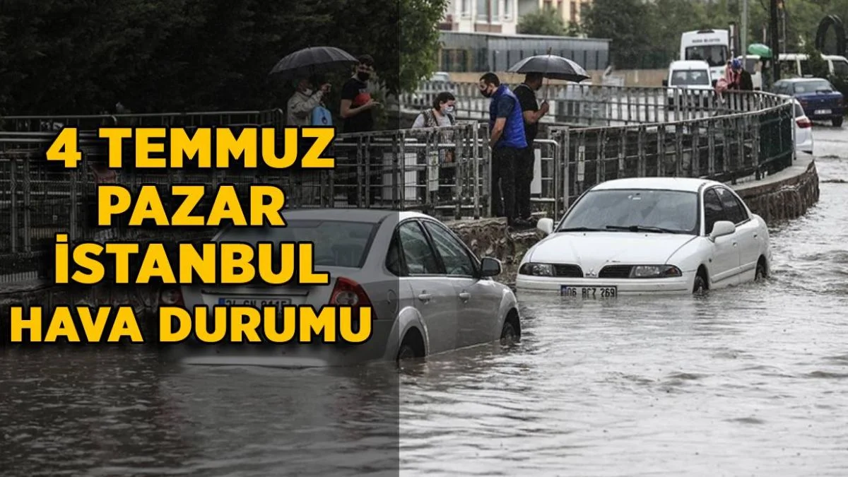 İstanbul'da pazar günü hava nasıl olacak? 4 Temmuz Pazar İstanbul hava durumu