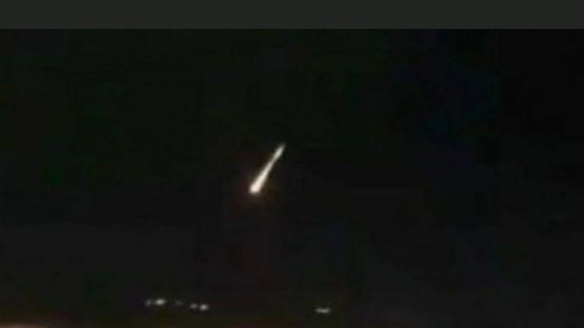 İzmir'e meteor düştü iddiası