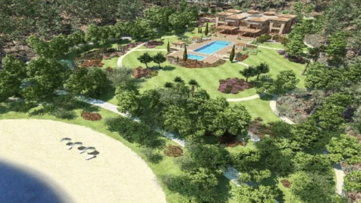 Marmaris'teki Cumhurbaşkanlığı Devlet Konuk Evi'nden ilk görüntüler...