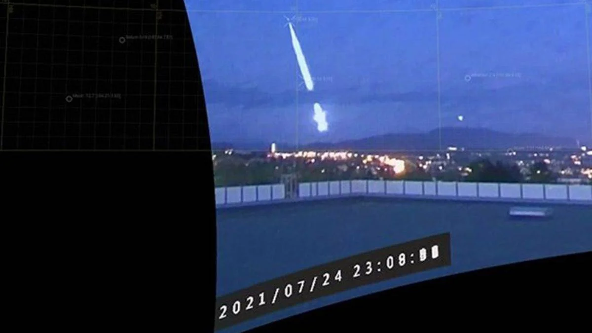 Norveç'e meteor düştü!