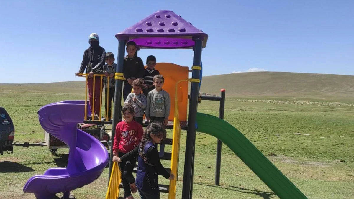 Oyun parklı, banyolu, tuvaletli meralar