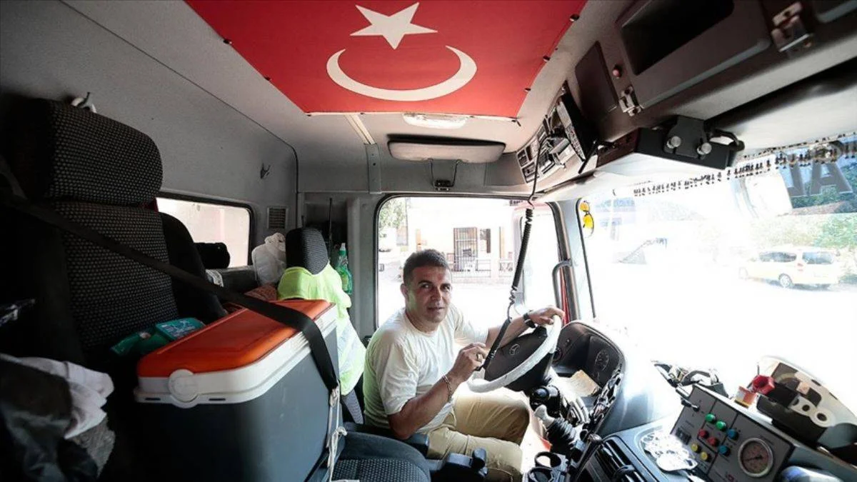 Alevlerin arasında aracı terk etmeyen orman işçisi konuştu
