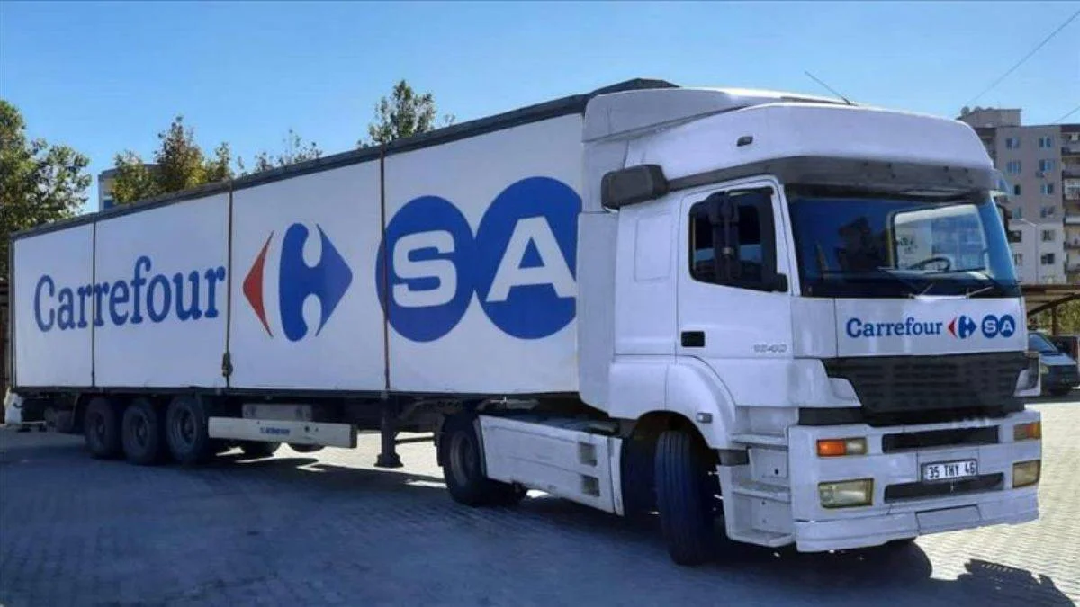 CarrefourSA'dan yangın bölgesine yardım tırı