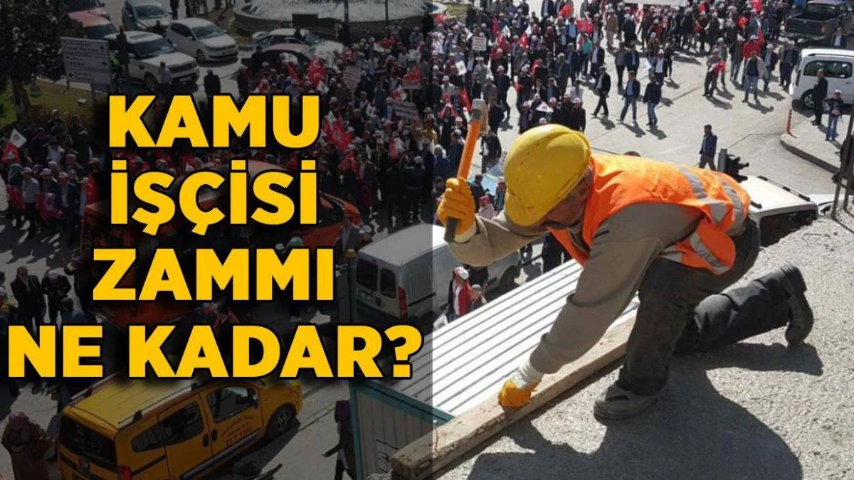 Kamu işçisi zammı ne kadar? Kamu işçisi (4D) zamlı maaşlar belli oldu mu?
