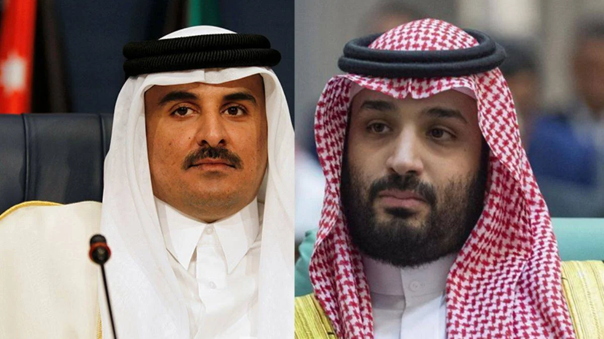 Katar Emiri Sani'den Prens Selman'a mesaj