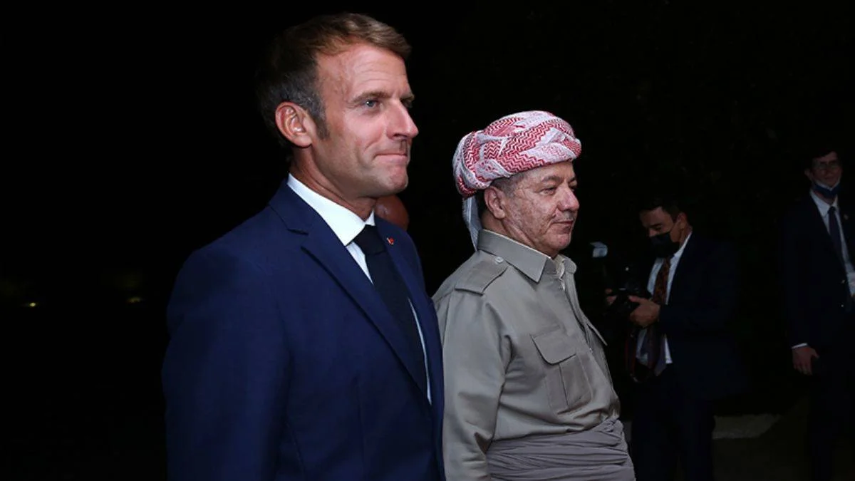 Macron'dan Peşmerge'ye övgü