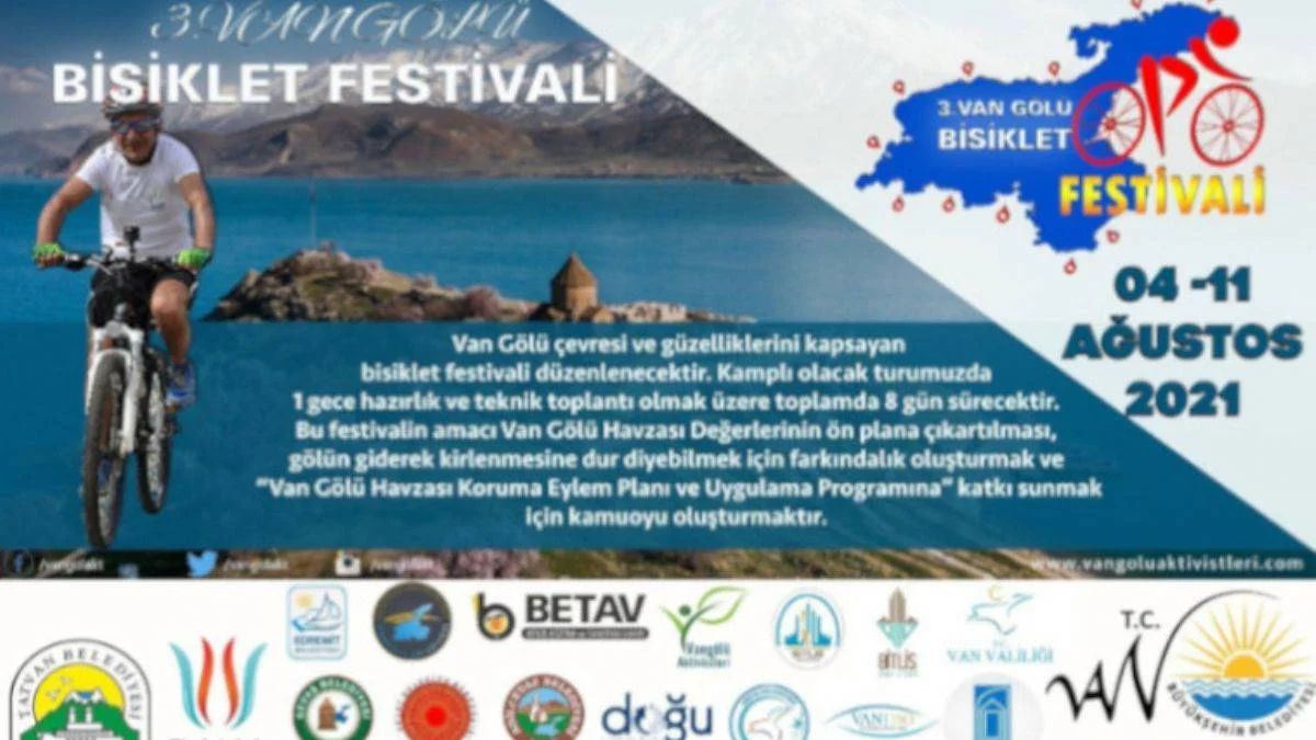 Van Gölü Bisiklet Festivali 3. Kez Düzenleniyor