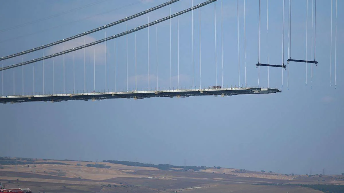 1915 Çanakkale Köprüsü yolunda sona yaklaşıldı