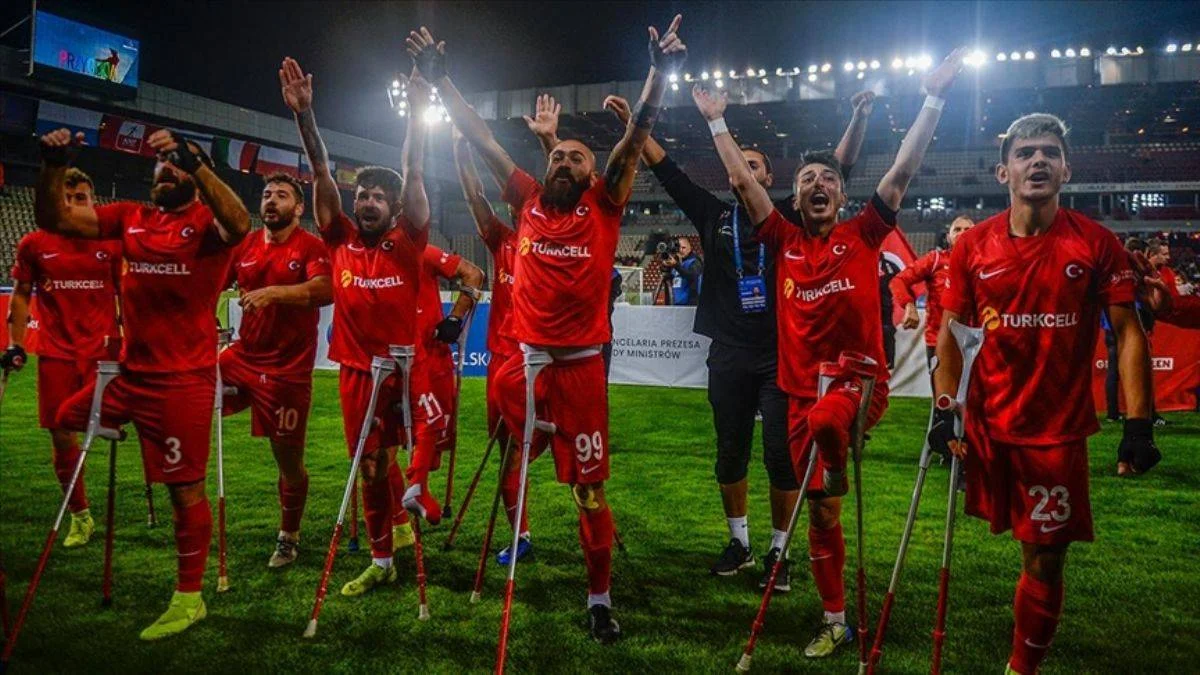 Ampute Milli Takımı'na 1,5 milyon lira başarı ödülü